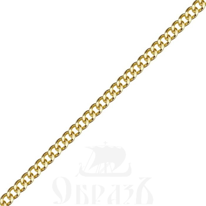 цепь плетение "гурмет" желтое золото 585 пробы (арт. нц 15-002 d0,50)